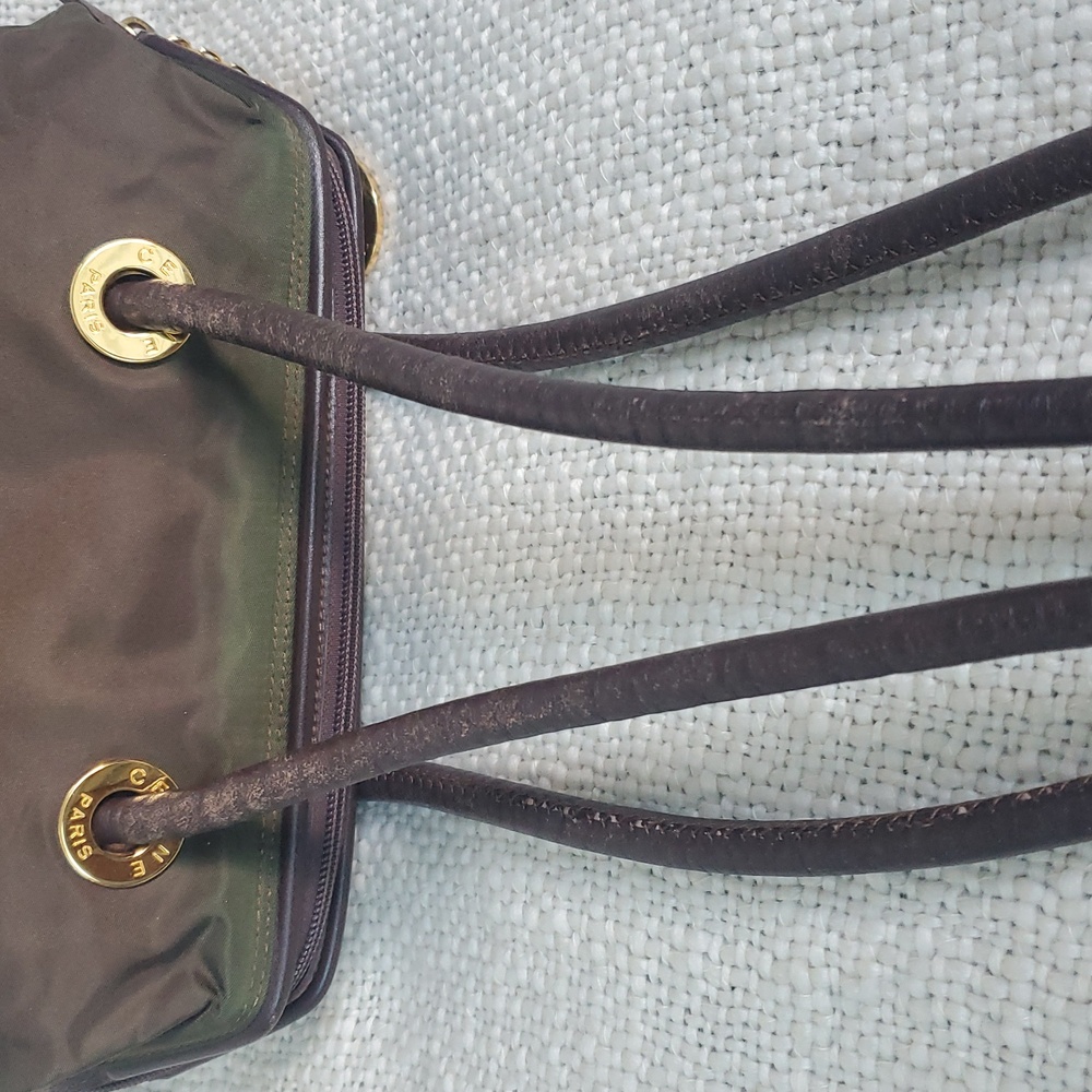 CELINE Two Tone Brown and Green Bag - Picture 15 of 17
